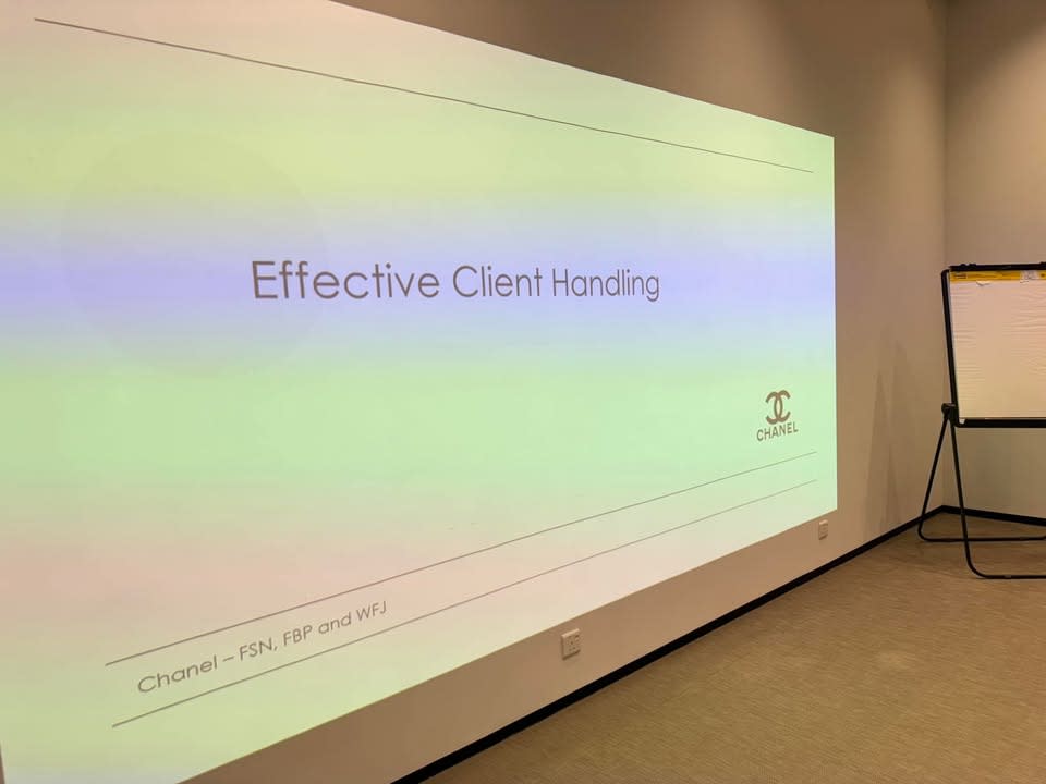 Milestone with Chanel Fashion Training